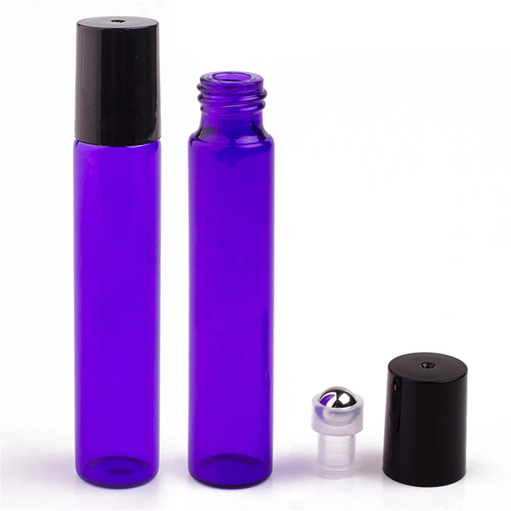 1PC Purple 1-10 шт 10 мл портативный роллер духи эфирные масла бутылки контейнер для распыления путешествия бутылка для многоразового использования 4 цвета - Цвет: 1PC Purple