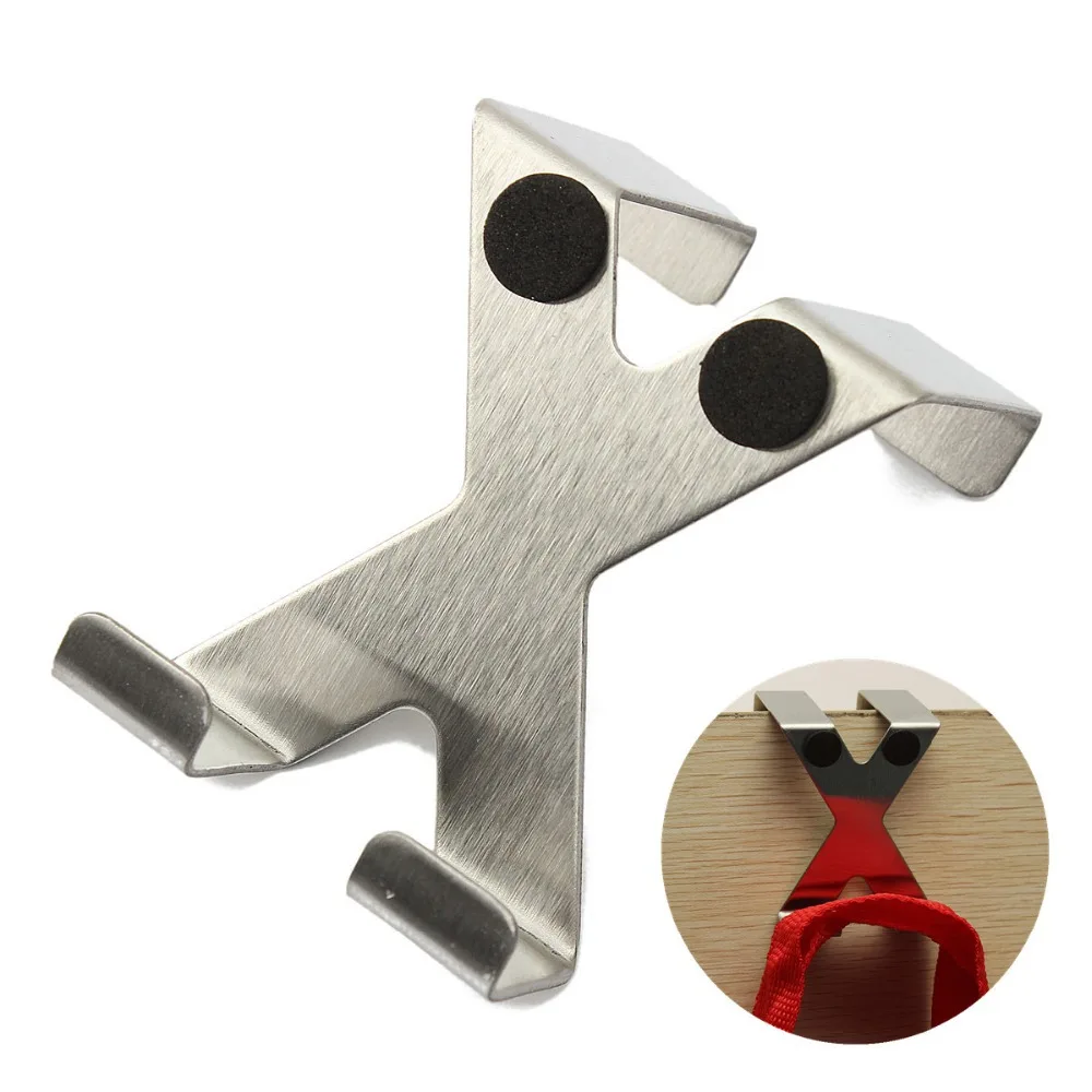 X образная вешалка на шкаф из нержавеющей стали для одежды|Крючки и направляющие|