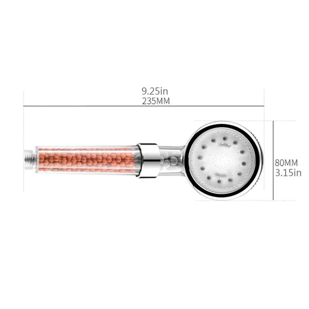 Ванная комната спа отрицательные ионы анион светодиодный душ головка