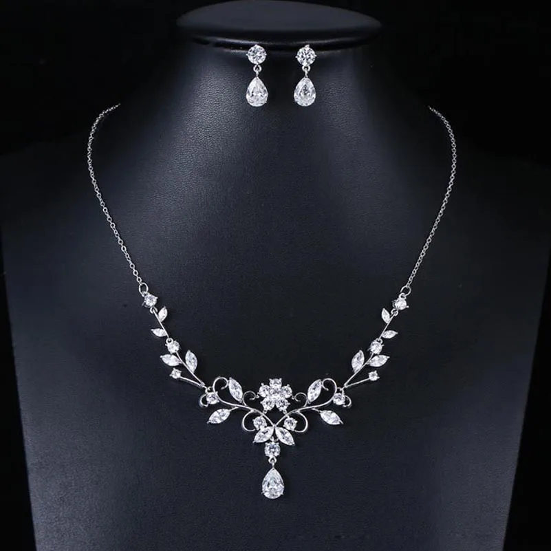 

Red Trees Brand High Quality Bridal Jewelry Set Zirconia Fashion Wedding Jewelery Sets For Women Dress Accessories Wholesale