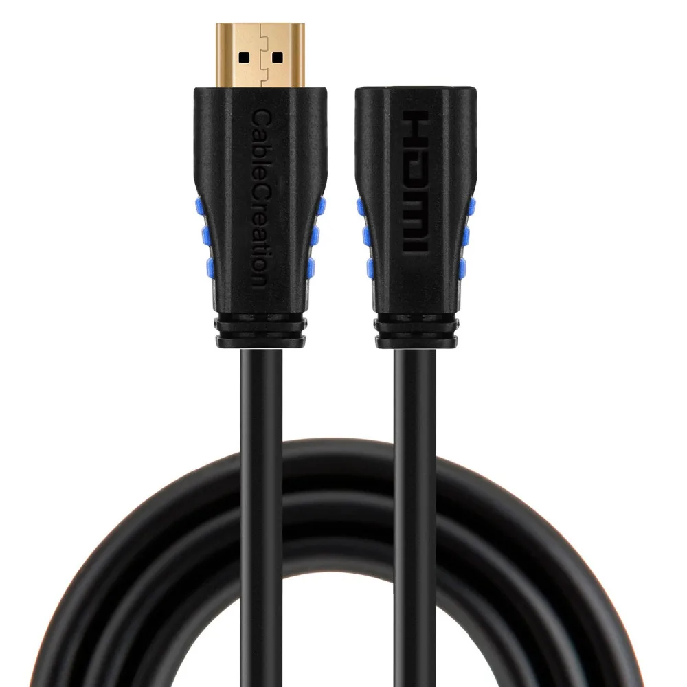 Кабель HDMI 2 0 кабель-удлинитель штекер-гнездо поддержка 4K(60 Гц) Ultra HD 3D видео Ethernet