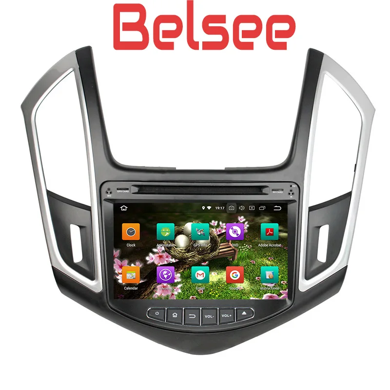 Belsee Octa Core Android 8.0 Multimedia Auto Radio GPS Navigation Car DVD Audio Player for Chevrolet Chevy Cruze 2013