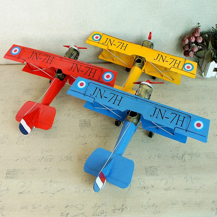 Ручной работы металлический планер модель самолета детский подарок Летающий сон