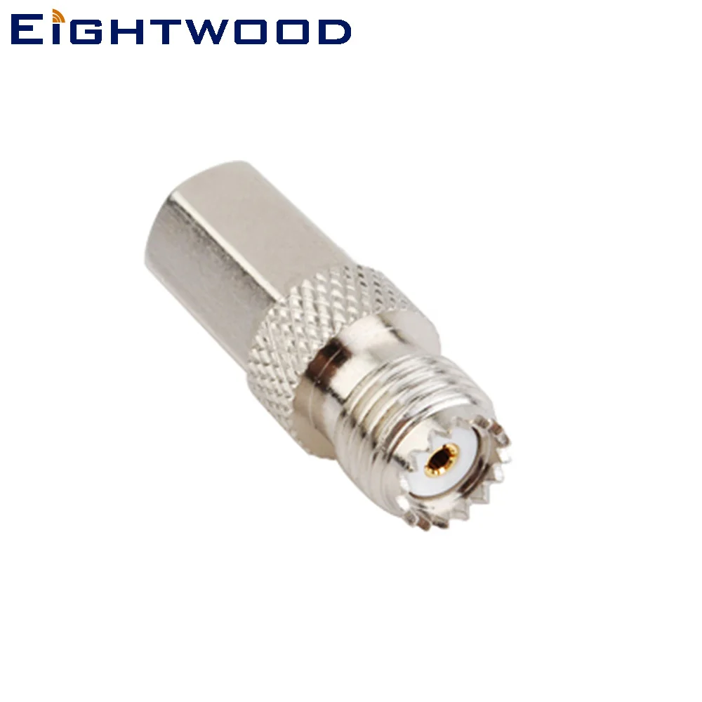 Eightwood Rf коаксиальный адаптер FME штыревой Mini UHF Женский SO239 для автомобиля CB радио 4