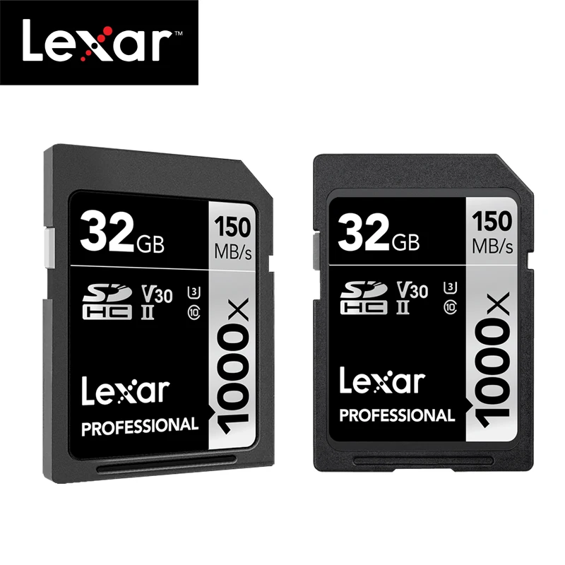 100% оригинальная sd-карта Lexar 1000x UHS-II U3 SDHC 32 Гб карта памяти Carte SD до 150 МБ/с./с класс 10