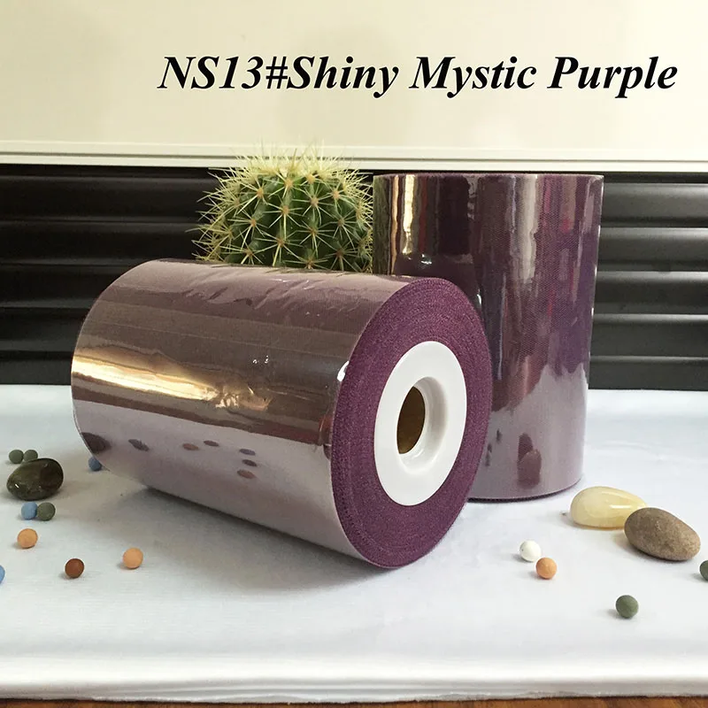 Высокое качество 22 Цвета 100 ярдов Мерцающий Тюль Rolls - Цвет: Shiny mystic purple