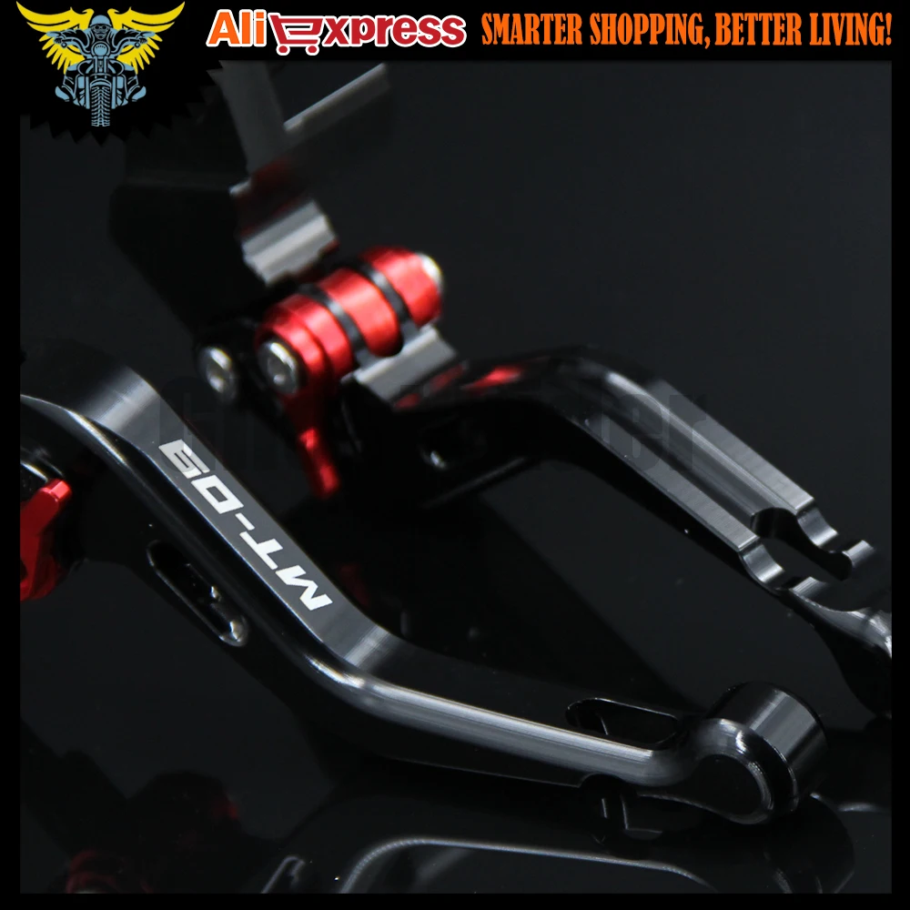 

Laser Logo(MT-09) New CNC Black Adjustable 2 finger Short Motorcycle Brake Clutch Levers For Yamaha FJ-09/MT-09 Tracer 2015 2016