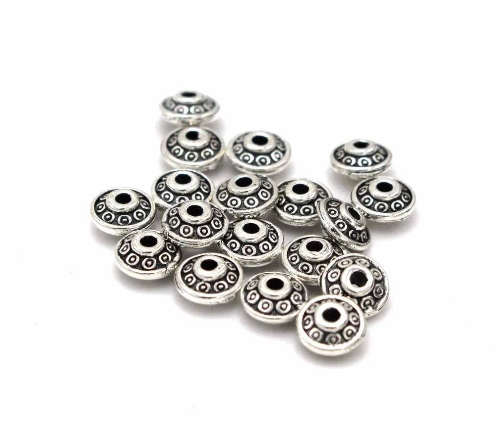 Металлические космические бусины золотые серебряные в тибетском стиле DIY