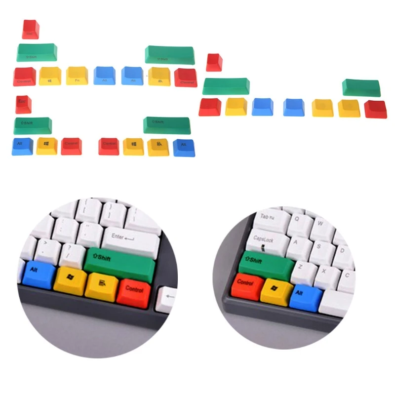 PBT 10 клавиш Keycap RGBY механическая клавиатура дополнительный набор для OEM вишня