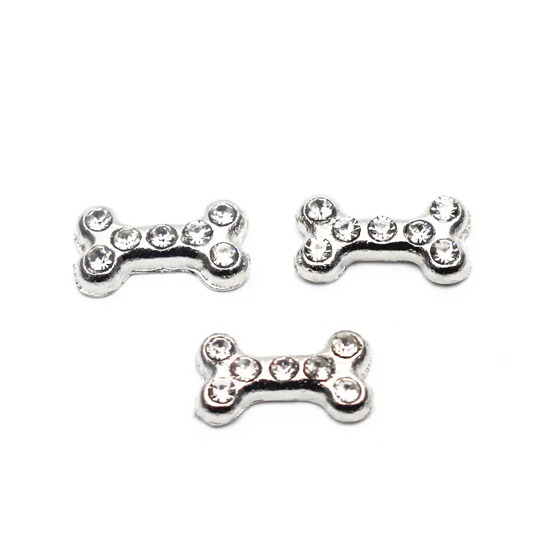 Новое поступление 20 шт./лот костной ткани с украшением в виде кристаллов сплав