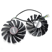 new original 95mm pld10010s12hh 6pin graphics video card cooler fan for msi gtx 980 970 960 gaming dual fans twin cooling fan