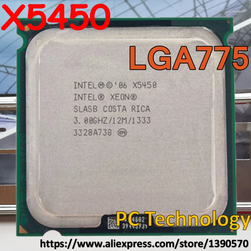 Оригинальный процессор Intel Xeon X5450 3 0 ГГц/12 МБ/1333 МГц/ЦП аналогичен процессору LGA775