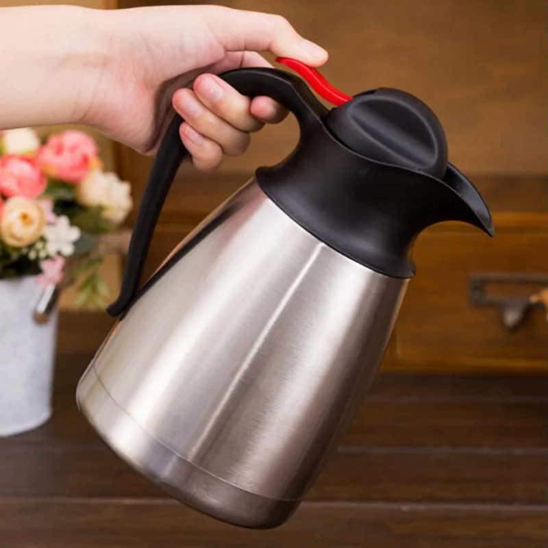 1.2L/1.5L/2L бутылки для воды из нержавеющей стали кофейник термоизоляция вакуумная