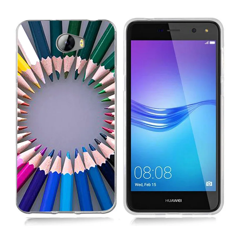 Чехол для телефона с цветами Huawei P9 Lite/P10 Lite Y5 ii Y5ii чехол/5A LYO-L21/Y6 II8 Прозрачный