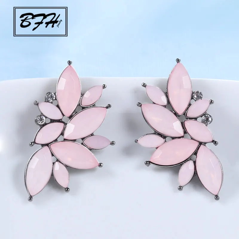 Модные висячие серьги BFH с кристаллами для женщин женские Геометрические милые