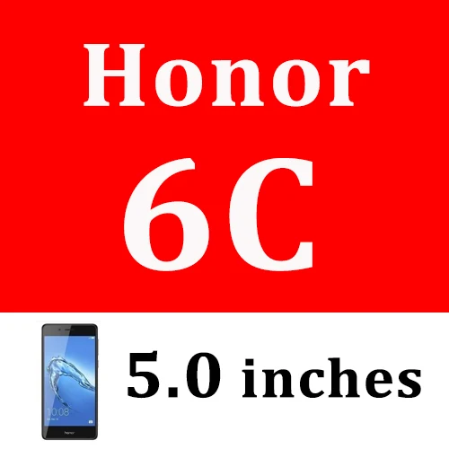 Стекло Honor 6a для huawei Honor 6x защитное стекло на Huavei Honer Hono 6 A X C Pro защита экрана A6 X6 C6 закаленное стекло - Цвет: For Honor 6C
