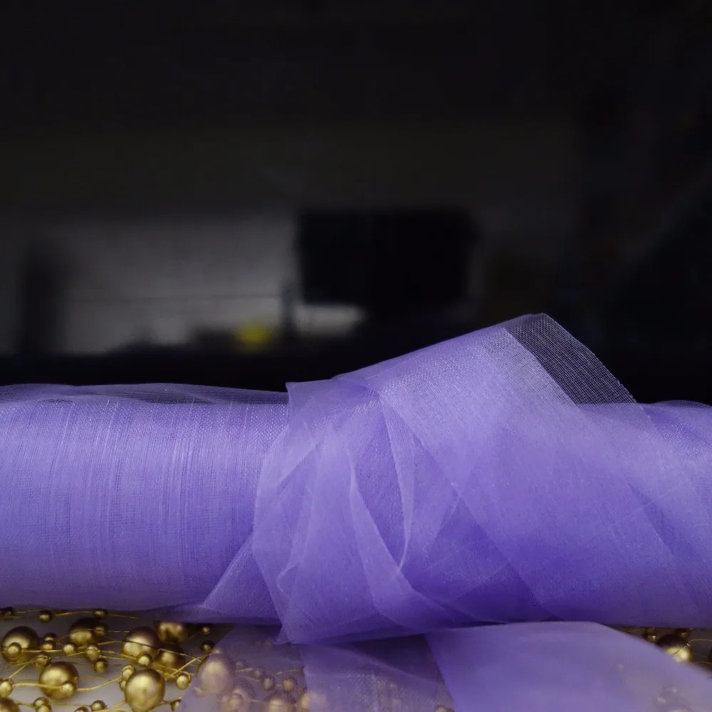 1 шт./лот 36 см * 10 ярдов прозрачная органза рулон для свадебного украшения (17 видов