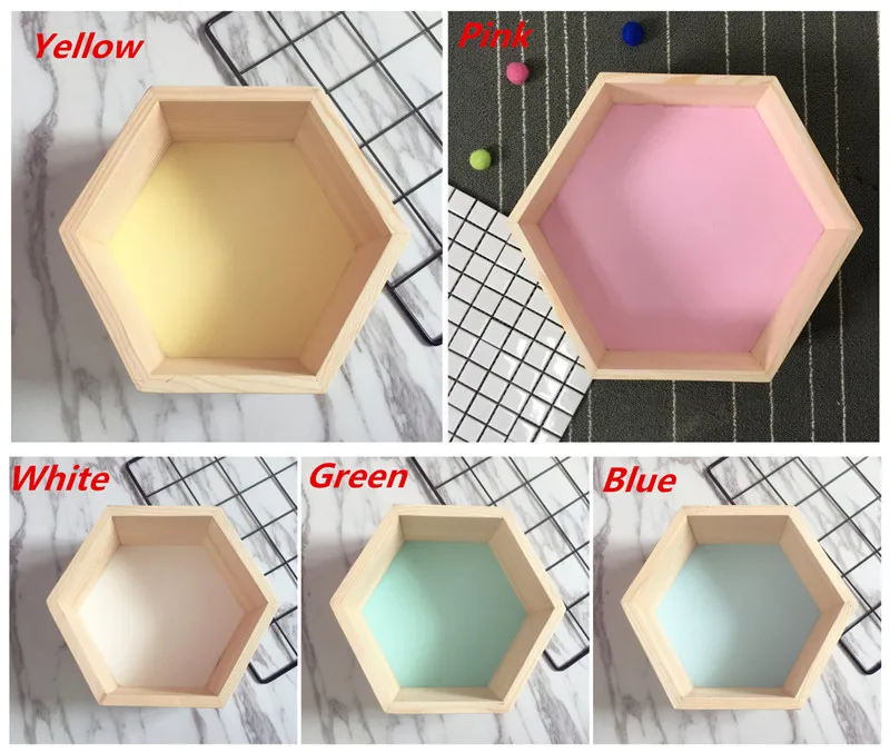 Декоративная полка для детской комнаты в скандинавском стиле деревянные