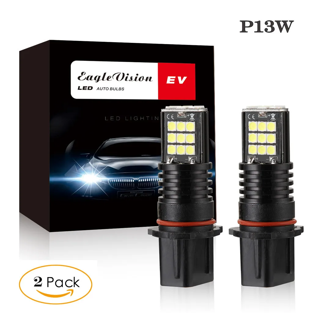 WUPP 2019 новая Автомобильная противотуманная фара 2 шт. P13W 12V 3030 SMD светодиодный RGB