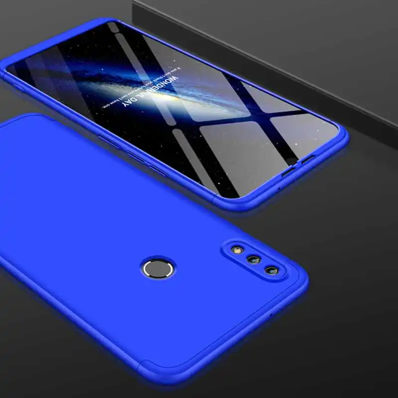 Mokoemi Мода 360 полная защитная Броня 6," для huawei Honor 8x чехол для huawei Honor 8x Max чехол для телефона - Цвет: Blue Blue