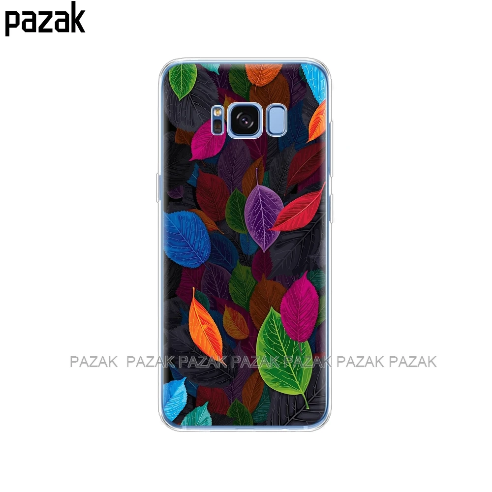 34417 Силиконовый чехол для телефона, чехол для samsung Galaxy A6, A8,, S8, S9 PLUS, задняя крышка для A600, A605, A530, A730, бампер, чехол, etui, мягкий ТПУ - Цвет: 34417