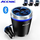 Автомобильный комплект ACCNIC C1, оригинальный fm-передатчик, USB, разветвитель, адаптер для прикуривателя, USB, Bluetooth, Micro TF, SD, музыкальный mp3-плеер