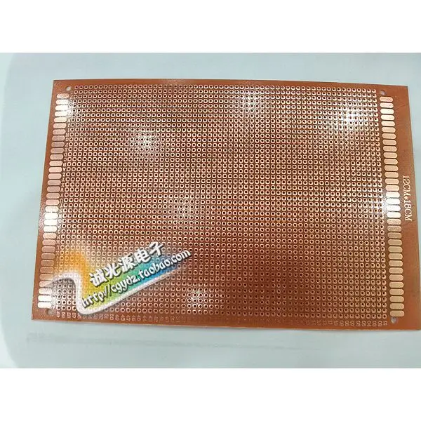 Универсальная печатная плата 12*18 с одним отверстием 12x18 см электрическая