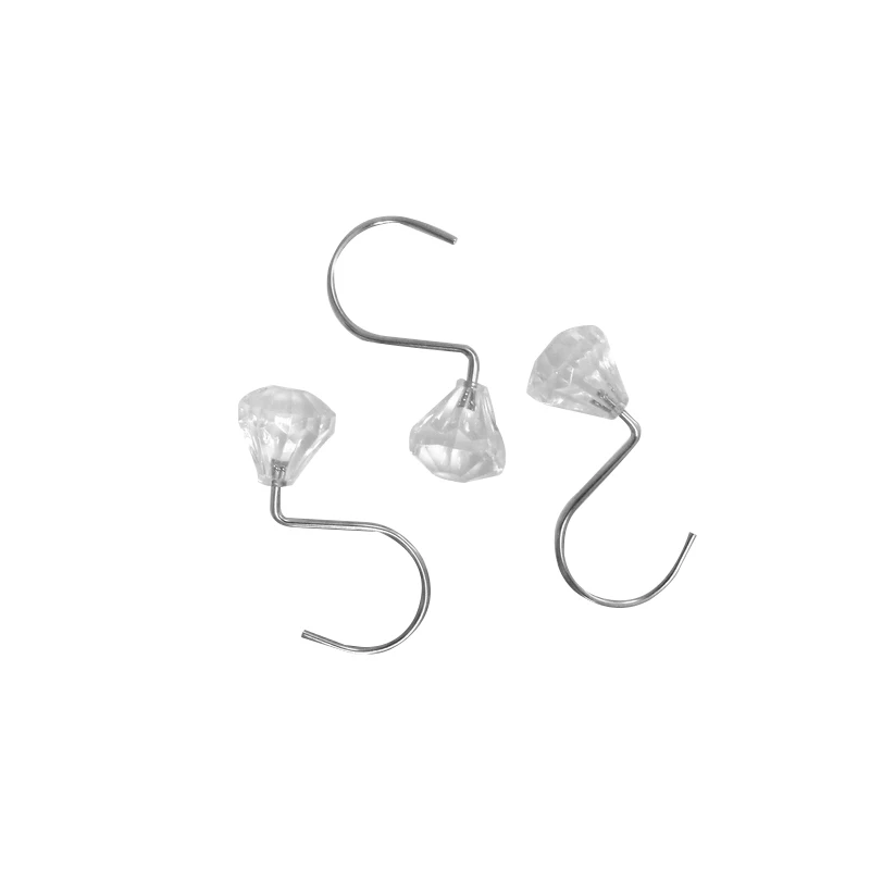 12 шт. декоративные скользящие кольца занавески крючки Модные прочные для душа