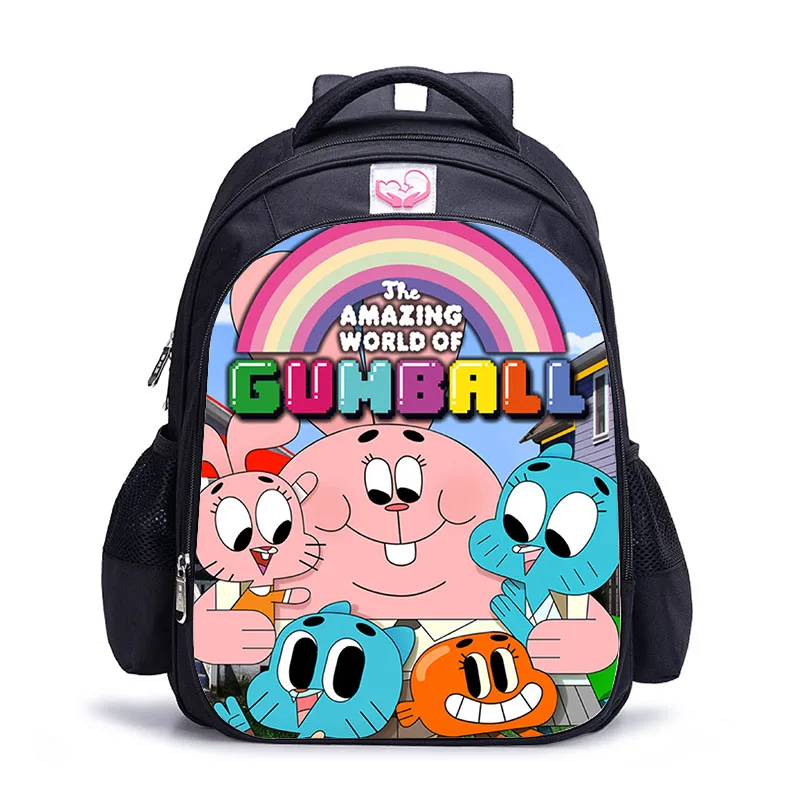 big23 LUOBIWANG удивительный мир Gumball рюкзак для подростков мальчиков и девочек школьная сумка Подростковая сумка Детская Книга сумка Mochila - Цвет: big23