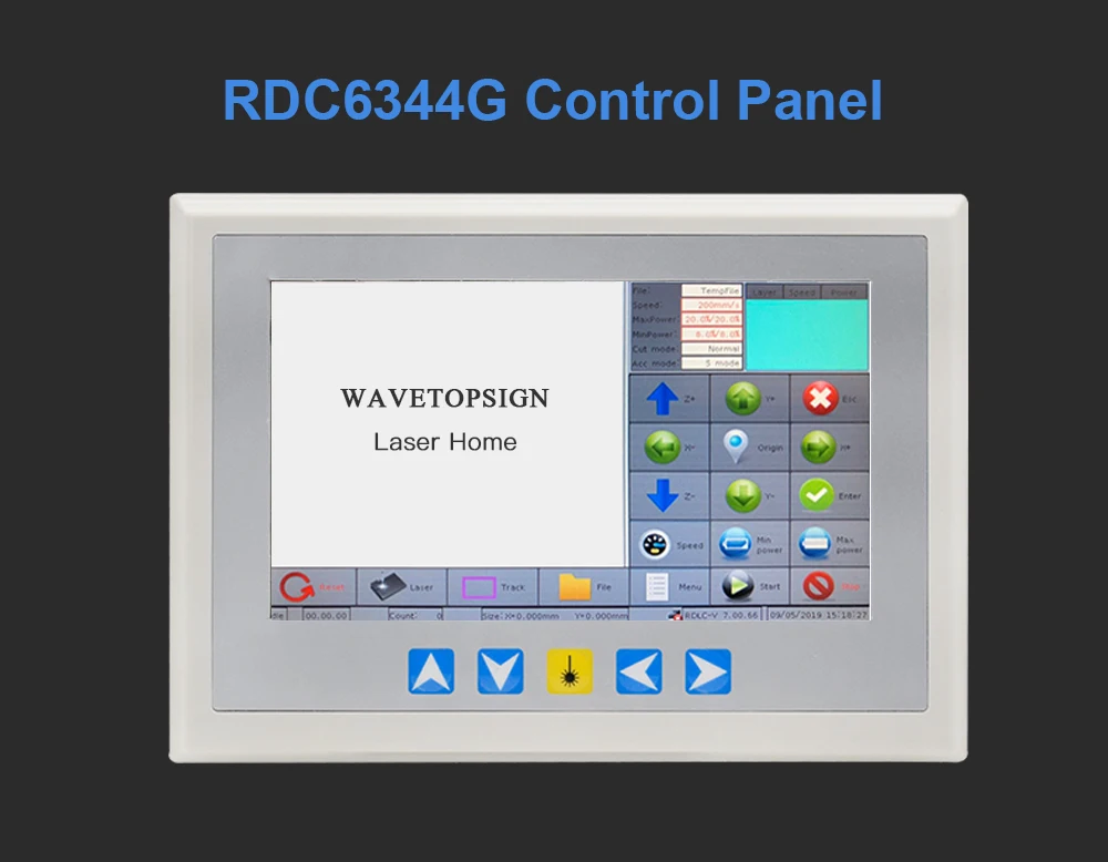WaveTopSign Ruida RDC6344G " сенсорная панель управления, лазерная машина, система управления для лазерной гравировальная и режущая машина