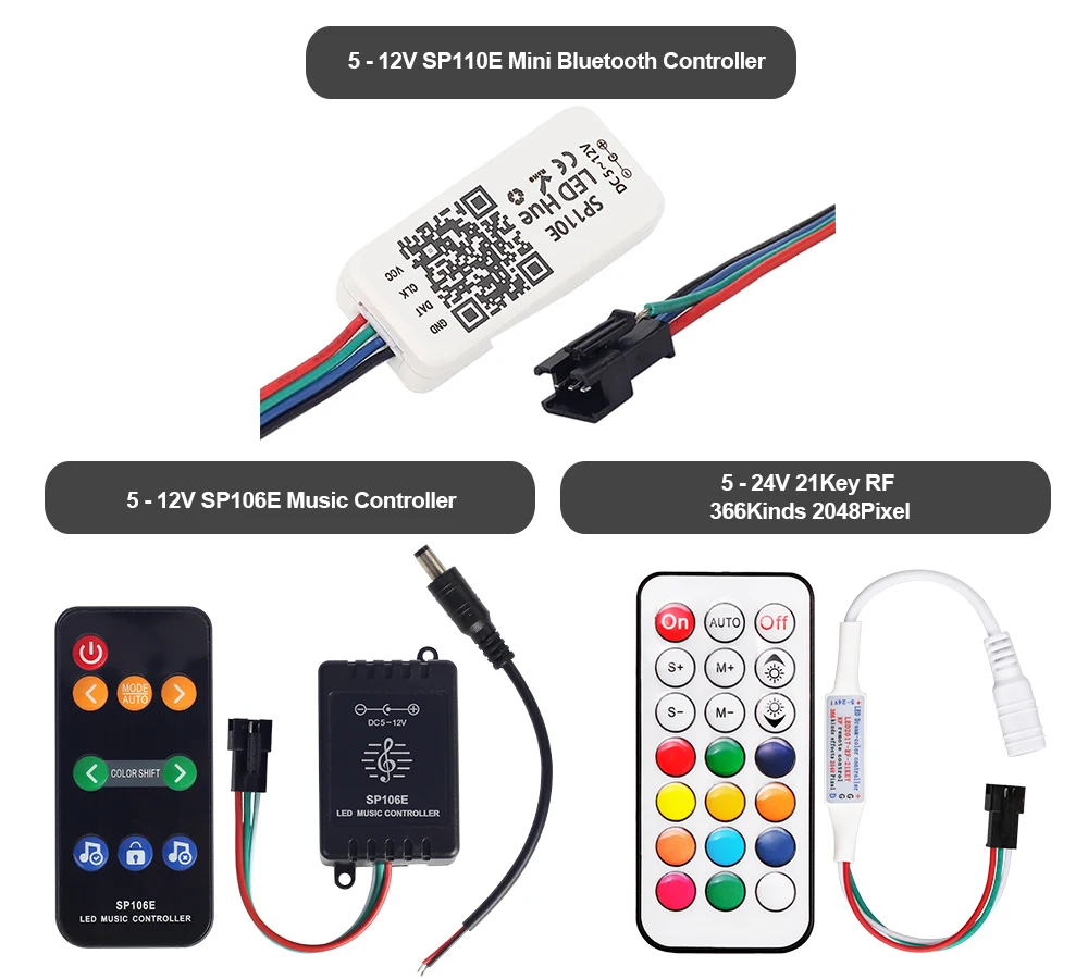 WS2811 5050 SMD RGB светодиодные ленты набор адресуемый 30 светодиодов/m Led Пиксели внешний