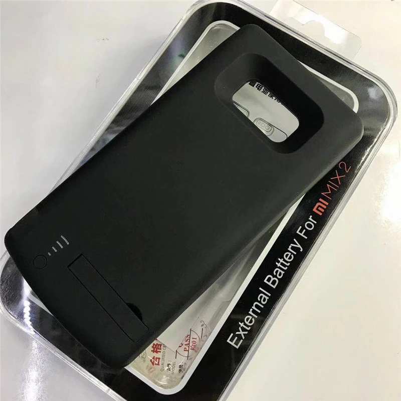 6000 мАч портативный резервный аккумулятор для зарядки Xiaomi MIX 2 Capa внешний аккумулятор чехол для зарядного устройства для Xiaomi MIX 2