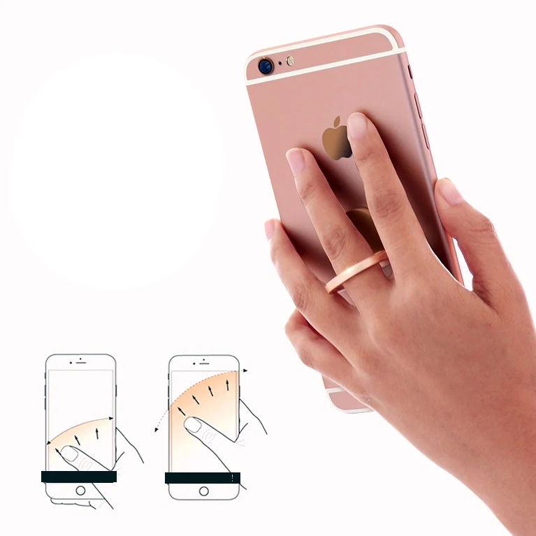 DULCII Ring Stand Spinner Phone Holder Raindrop Finger Grip 180 360 Degree Rotation Desktop Mounts Mobile Kickstand | Мобильные