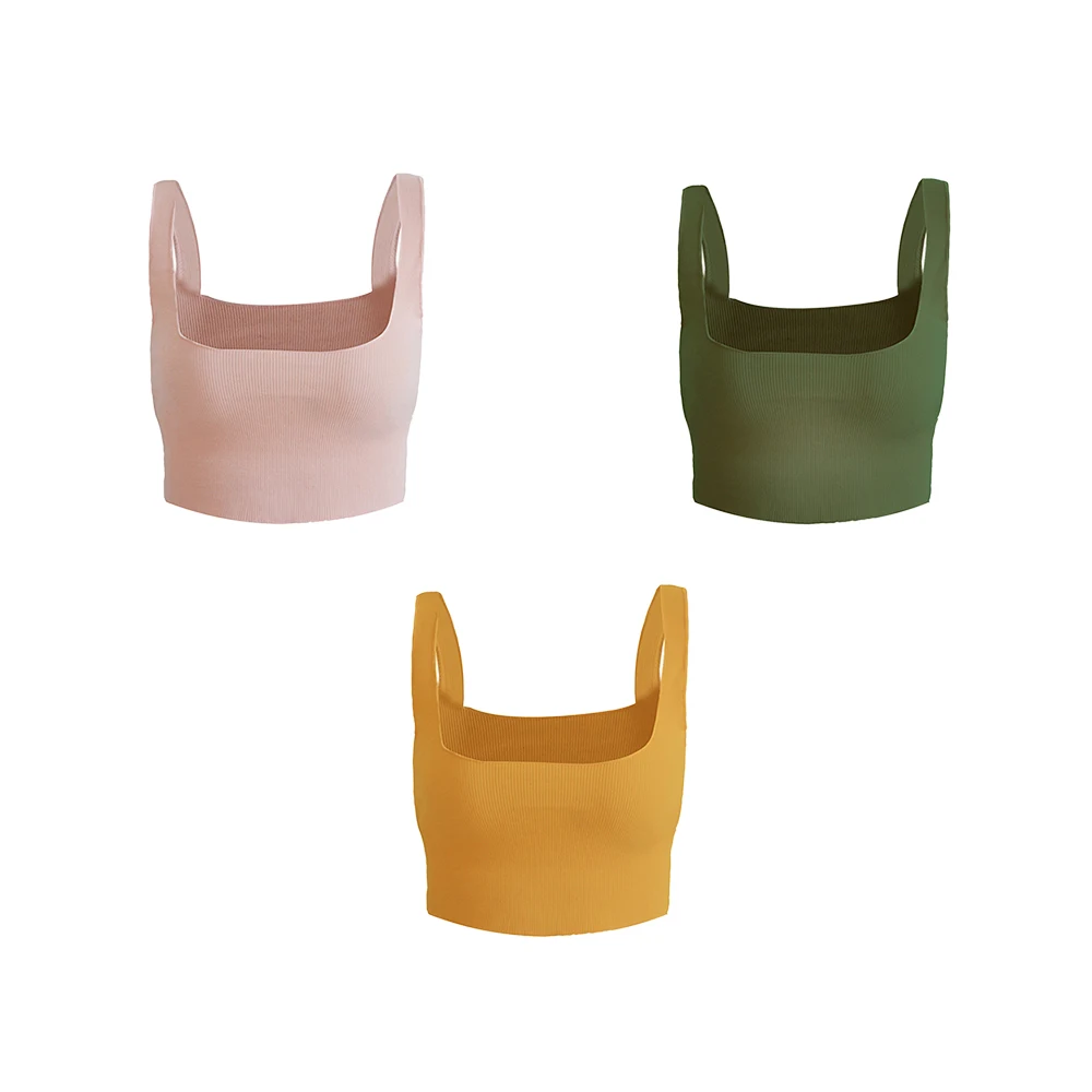 Женский укороченный топ на бретельках вечерние облегающие майки с квадратным