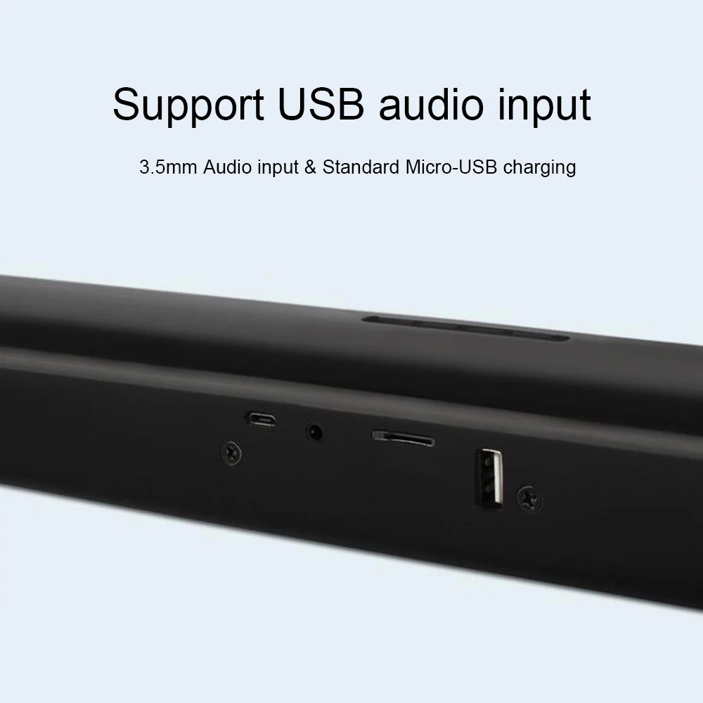 ELE ELEOPTION 20 Вт Беспроводная колонка Bluetooth Динамик ТВ Саундбар стерео звук домашний кинотеатр звуковая панель TF USB для ТВ ПК