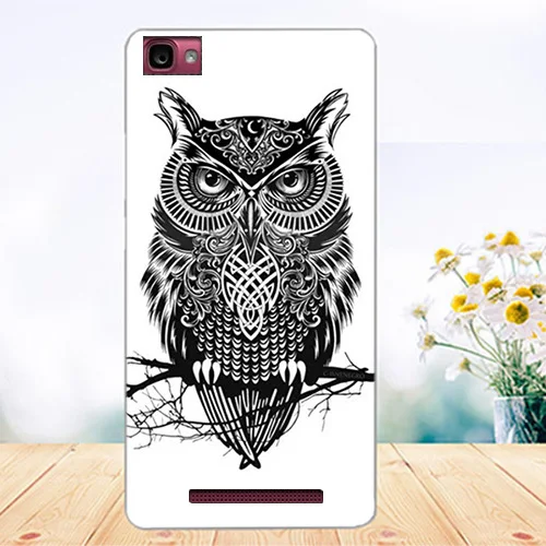 Для Prestigio Grace P5 Чехол Мягкий ТПУ Тигр филин Роза узор окрашенный чехол для телефона для Prestigio Grace P5 PSP5515 Duo