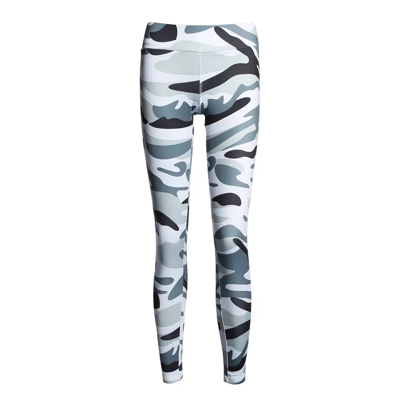 Athleisure moda брюки для фитнеса feminino женские эластичные тренировочные леггинсы с высокой талией камуфляжные