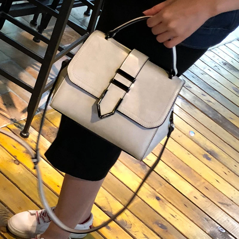 Высокое качество натуральная кожа женская сумка через плечо масло воск Воловья