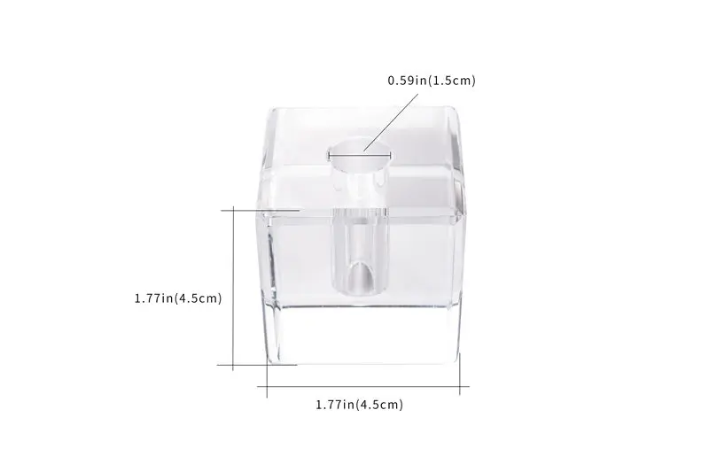 

Square Clear Office Crystal Pen Holder Pen Rack Brush Container Home Office Decoration Accessories Holder For Desk Organizer