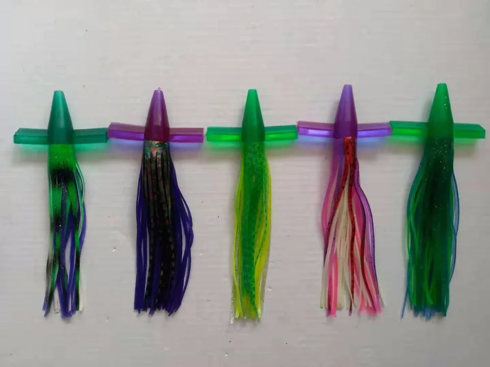 

9 inch Sea Bird Fishing Lure Boat Fishing Equipment Hard Plastic Bied with Soft Octopus Skirt Trolling