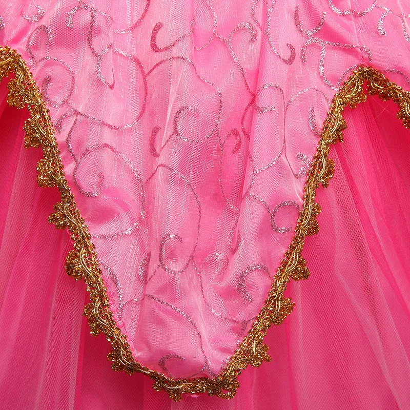 Новинка фантастический Детский костюм для косплея девочек платья принцессы на