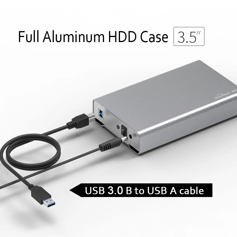 Корпус из алюминиевого сплава для жесткого диска 2 5 и 3 дюйма Тип C 0/USB A sata usb 0