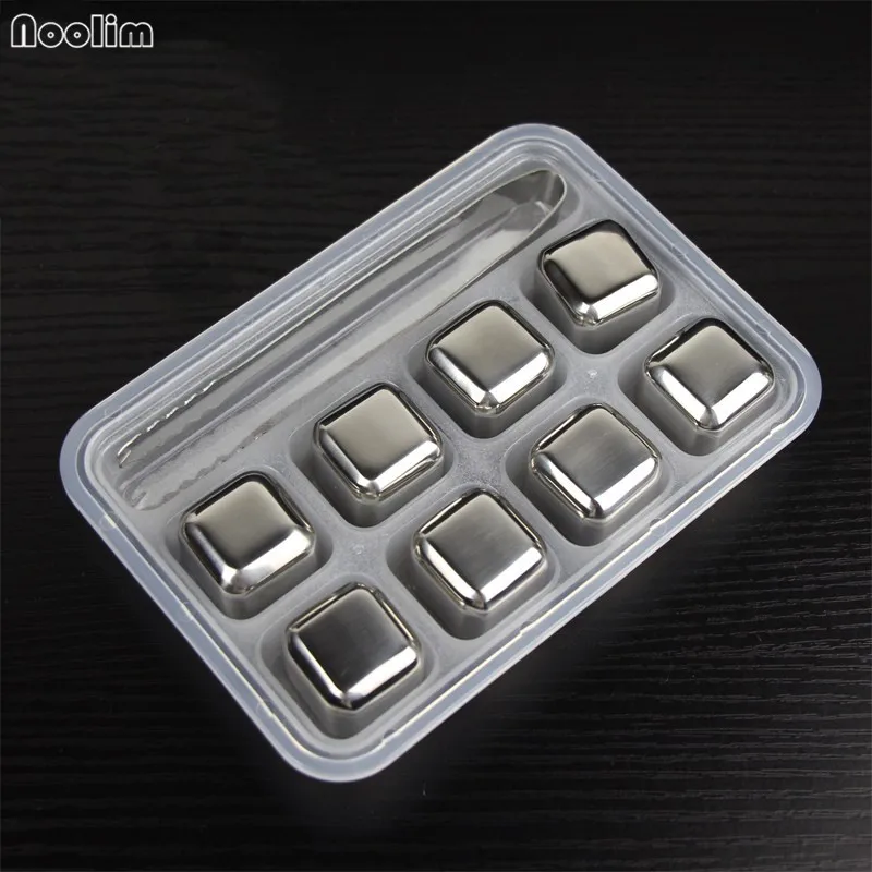 NOOLIM нержавеющая сталь кубики льда ведро бар КТВ Волшебная водка камень Виски