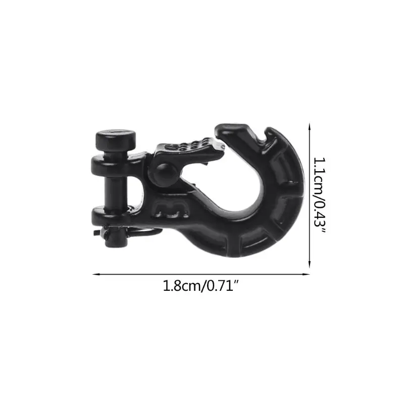 Металлический крюк лебедка для прицепа на радиоуправлении крючок лебедки 1/10