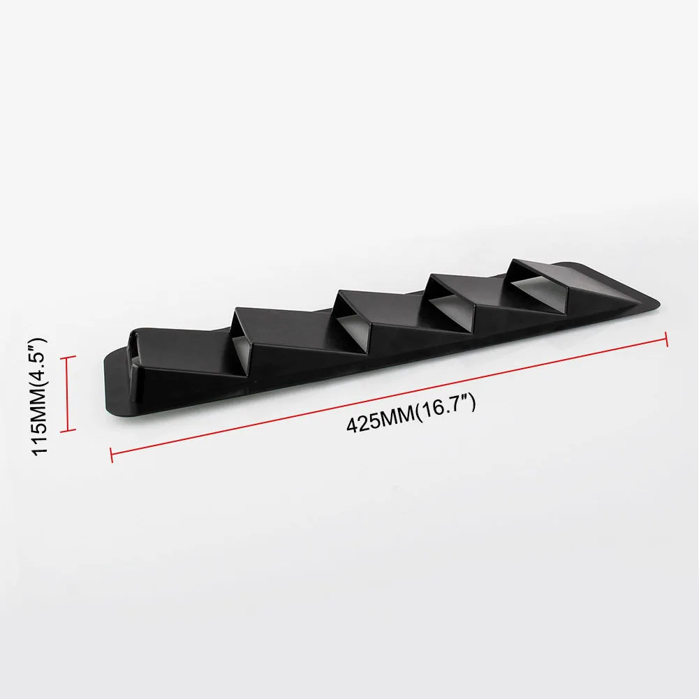 1 пара охлаждающая панель воздухозаборника автомобиля аксессуары матовый черный