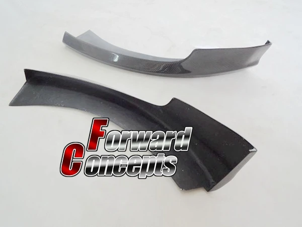 Для углеродного волокна 2007 2010 TT 8J переднего бампера lip разветвители flippers