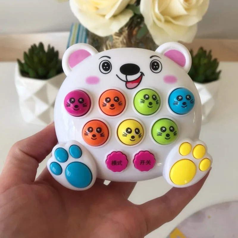 Пластиковые Музыкальные Игрушки для маленьких детей, игра в хомяка, насекомое, игра в фруктовый червь, Обучающие инструменты, музыкальные инструменты