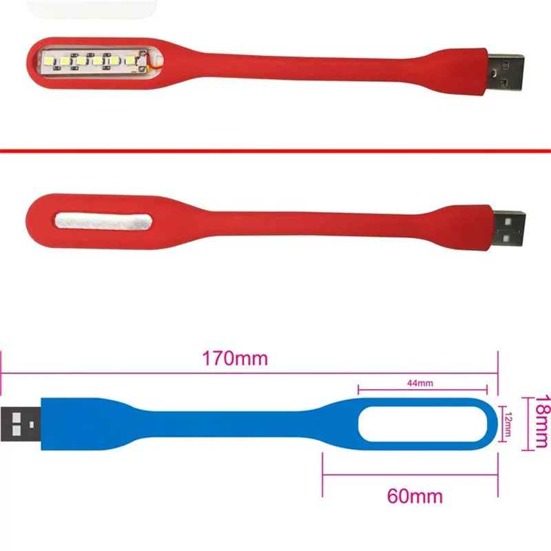 Светодиодный ночной Настольный светильник для детской комнаты USB C5V USB светодиодный ночной Светильник ламинария для ПК Мобильная мощность компьютера для детской комнаты