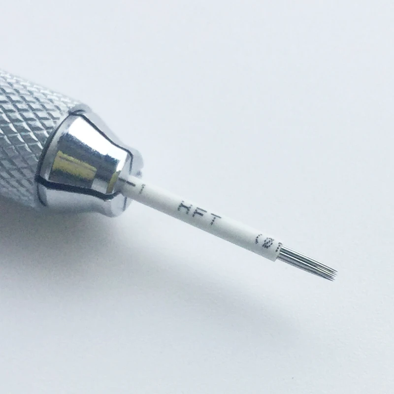 20 шт. 7 круглых игл для ручной ручки полуперманентный макияж ручная ручка тумана