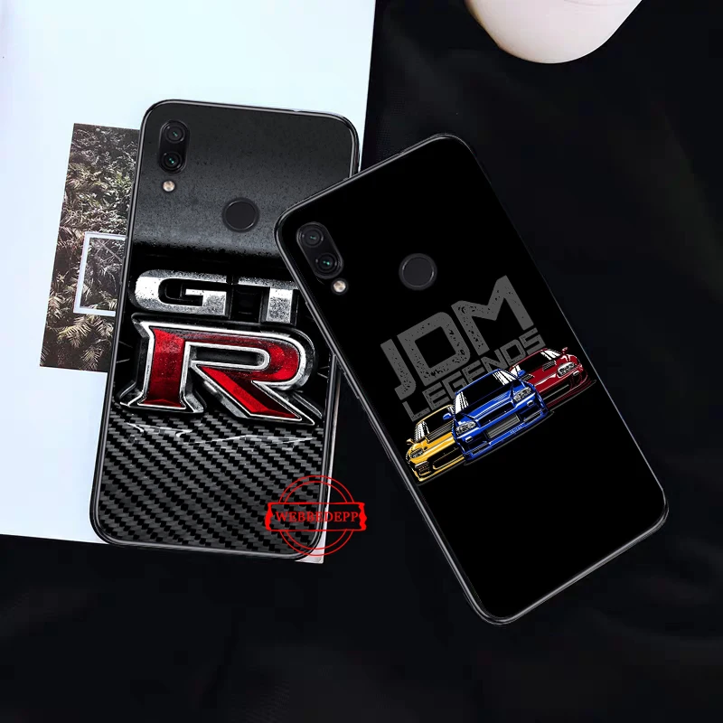 

NISSAN GTR Silicone Case for Xiaomi Redmi 4A 4X 5A 5 Plus S2 6 6A 7 7A 8A K20 Pro Go